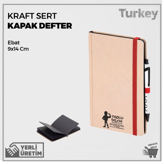 Kraft Sert Kapak Defter